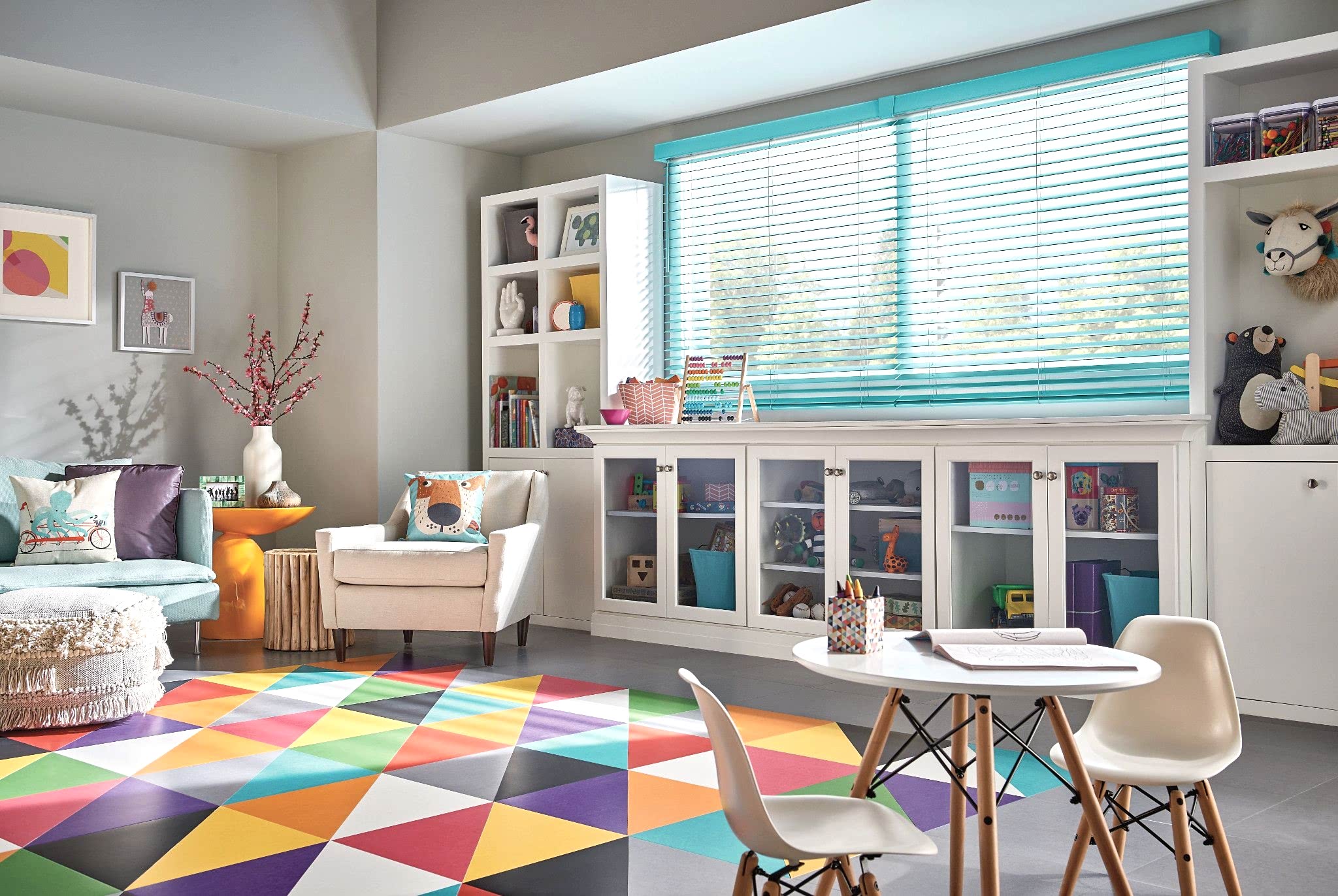 Custom Paint Wood Blinds