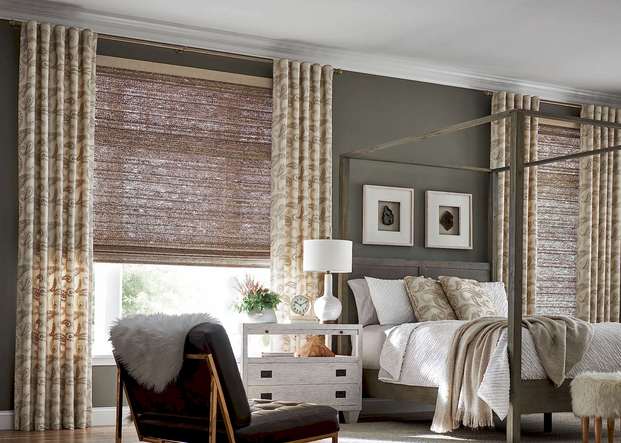 Natural Shades and Drapery