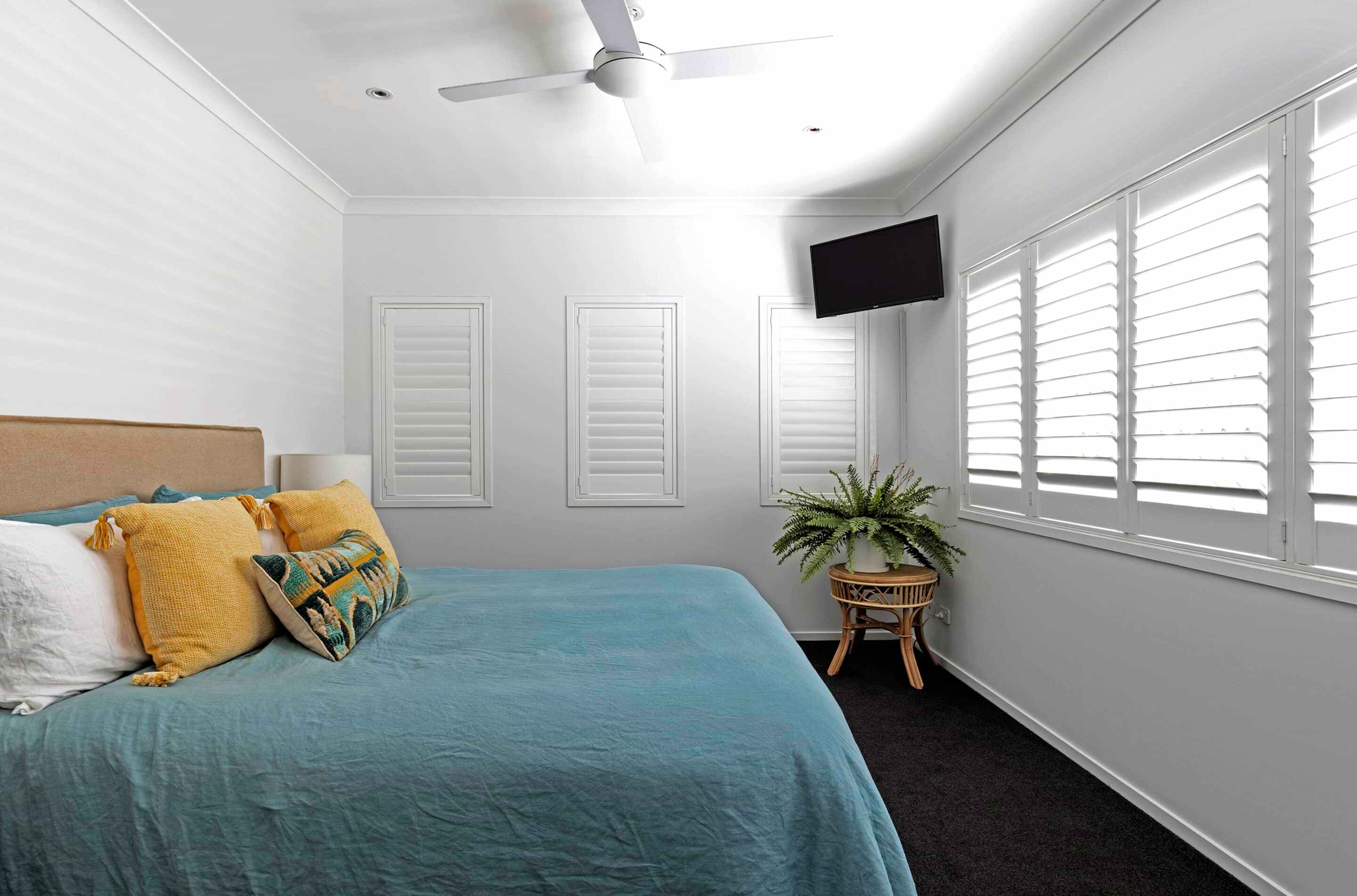 Brightwood White Shutter Bedroom
