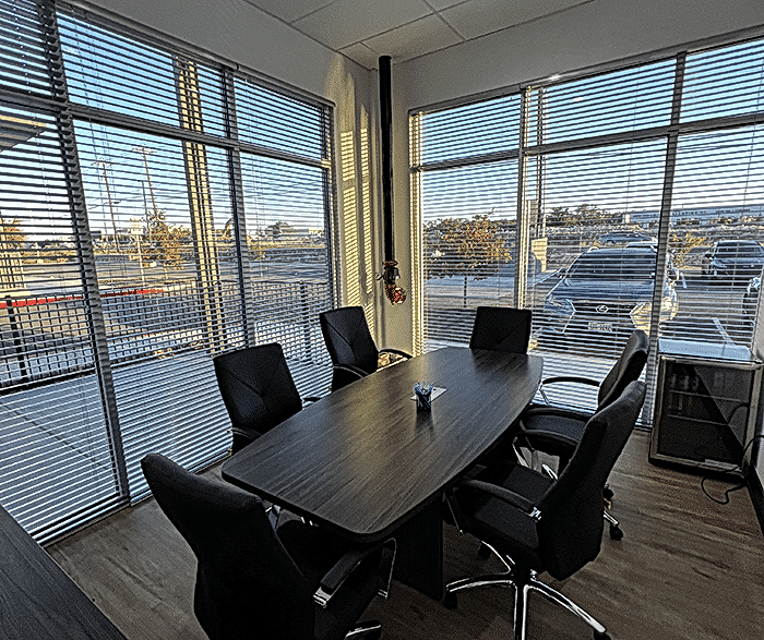 Conference Room Custom Window Blinds