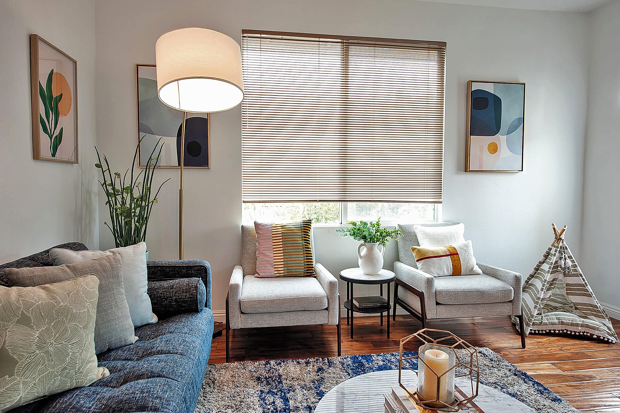Norman Aluminum Blinds Living Room