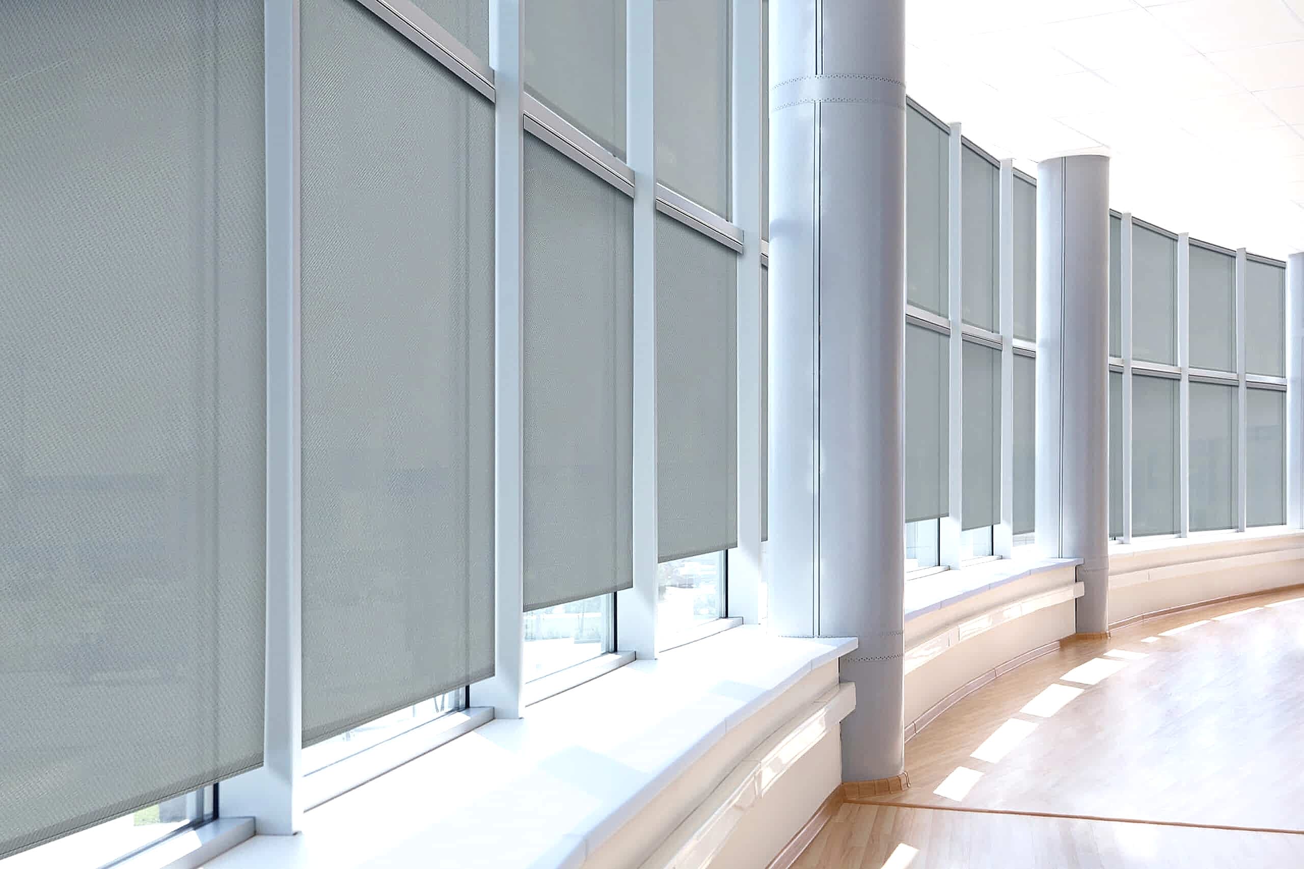 Norman Roller Shades Hallway